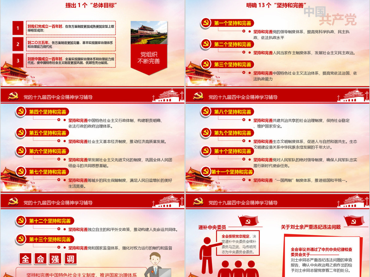 红色迈向中国之治新境界党课PPT 红色迈向中国之治新境界党课PPT