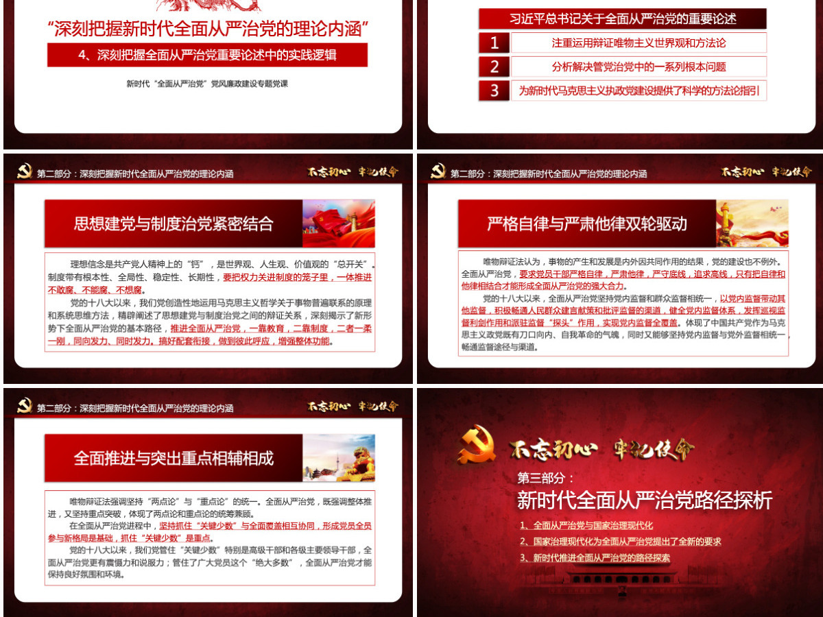 原创新时代全面从严治党PPT基层党员干部党风廉政建设微党课课件教案-含讲稿 原创新时代全面从严治党PPT基层党员干部党风廉政建设微党课课件教案-含讲稿