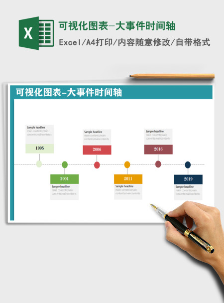 2021年可视化图表-大事件时间轴