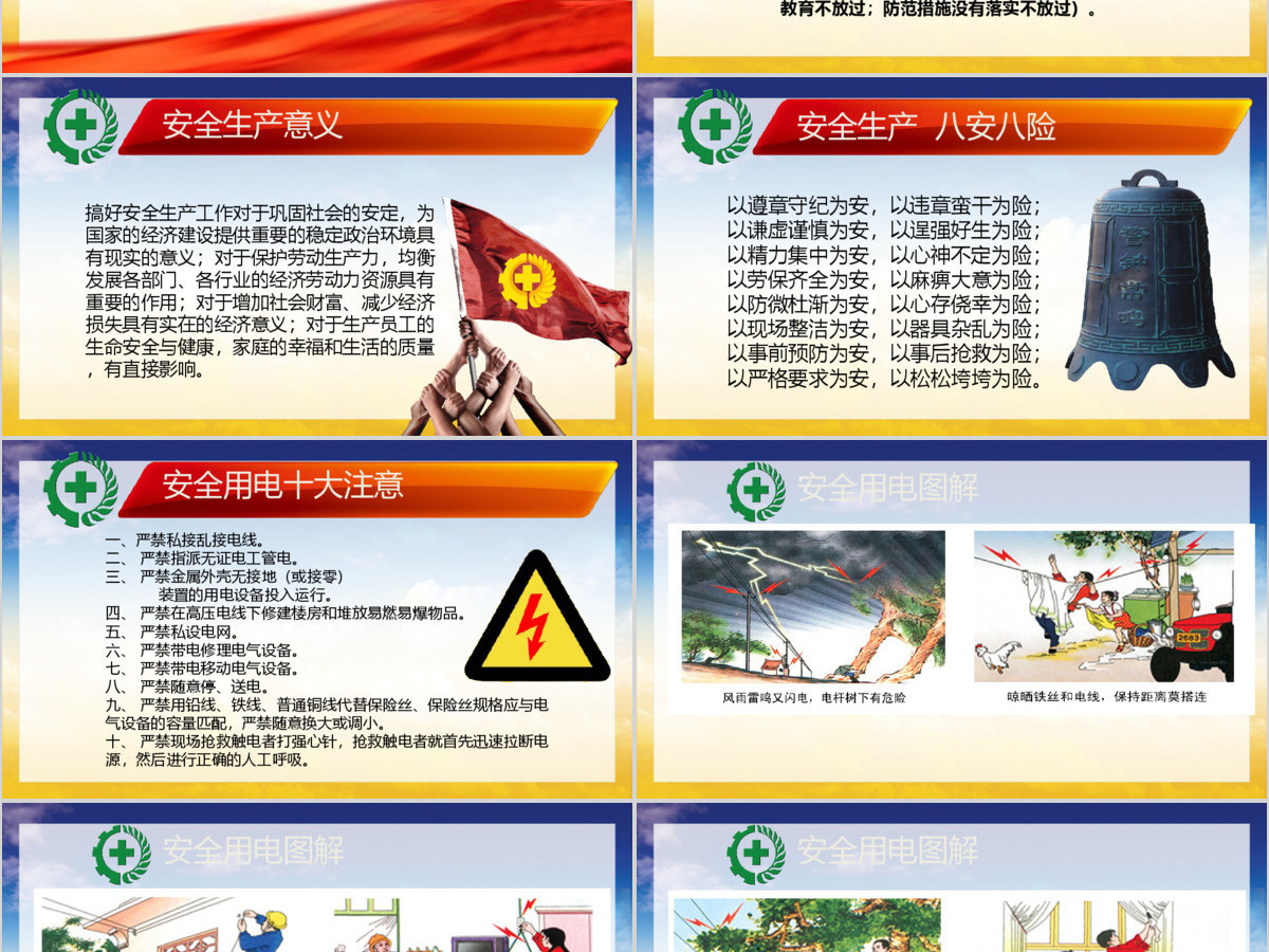 2018年安全生产月宣传教育培训PPT