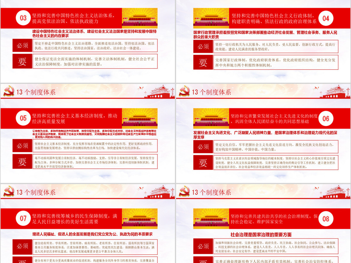 原创学习解读十九届四中全会会议公报党课PPT 原创学习解读十九届四中全会会议公报党课PPT