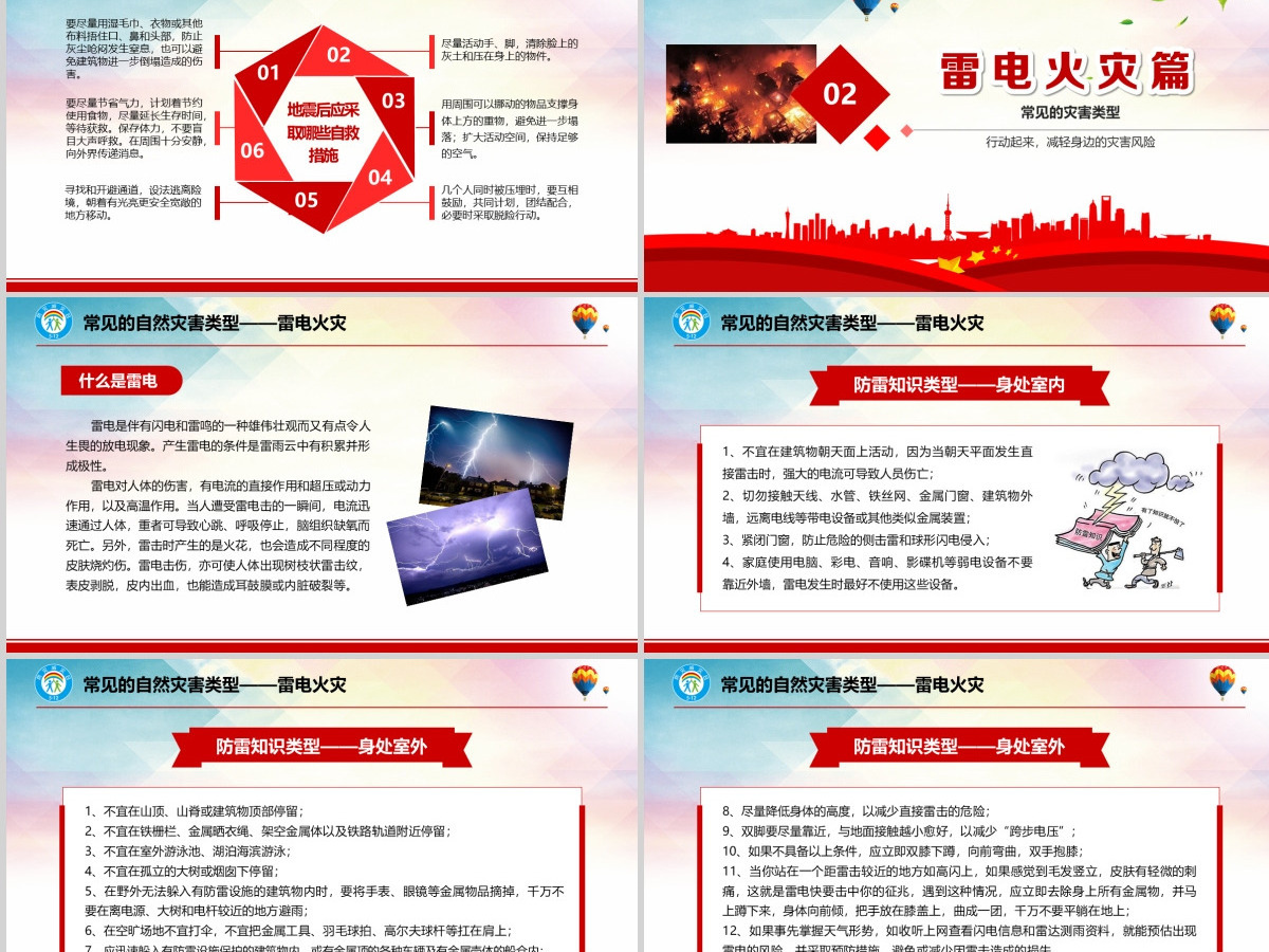 2020年大气防灾减灾日地震知识主题班会PPT