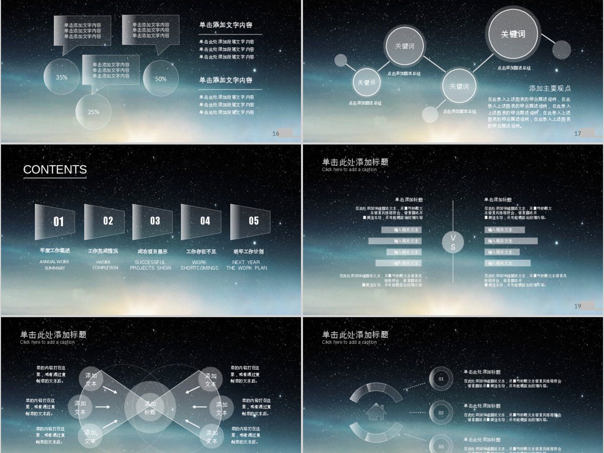 2017精细完美圈圈星空商务工作汇报PPT 2017精细完美圈圈星空商务工作汇报PPT