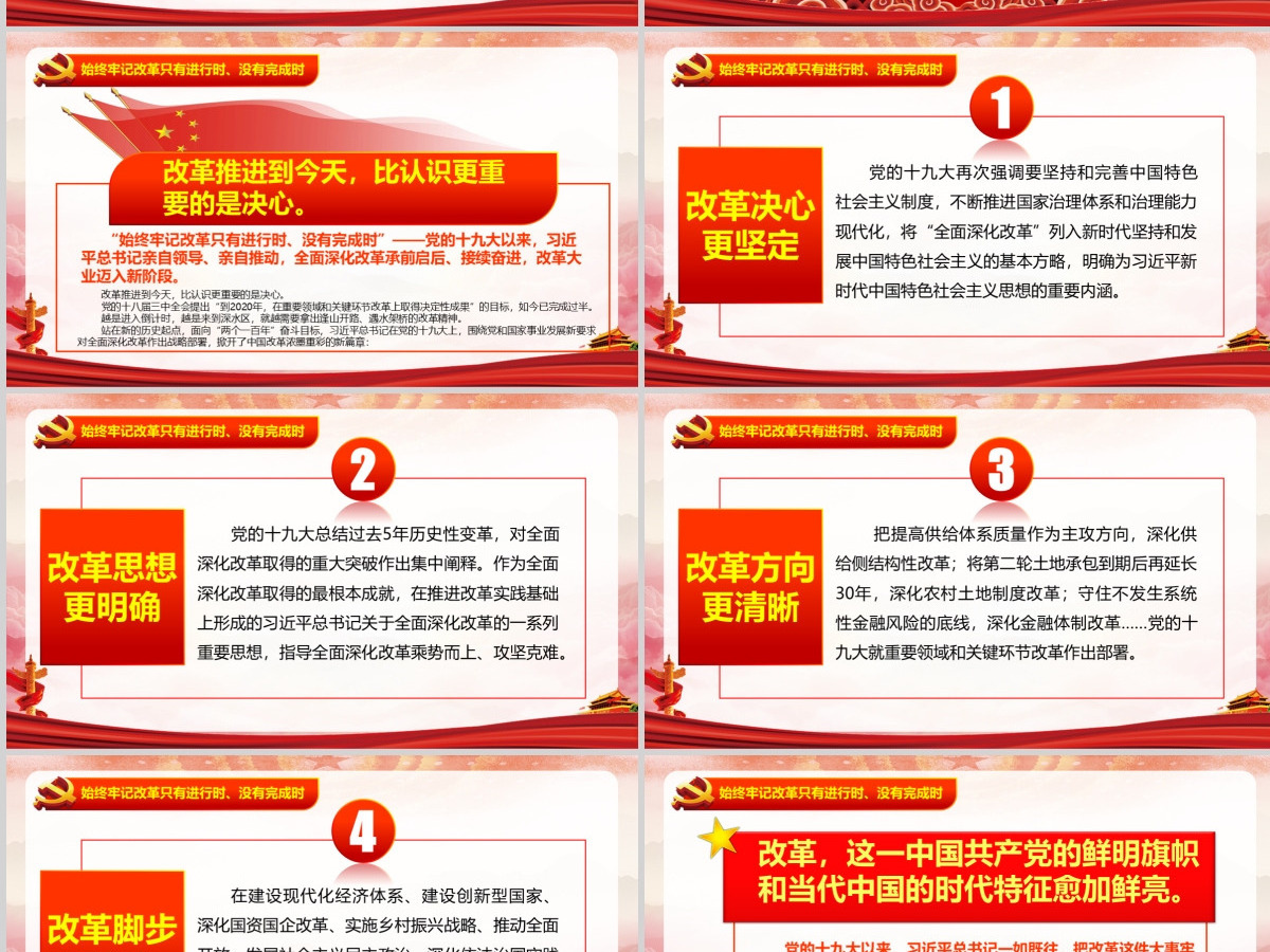 风生水起逐浪改革开放43周年PPT-含讲稿