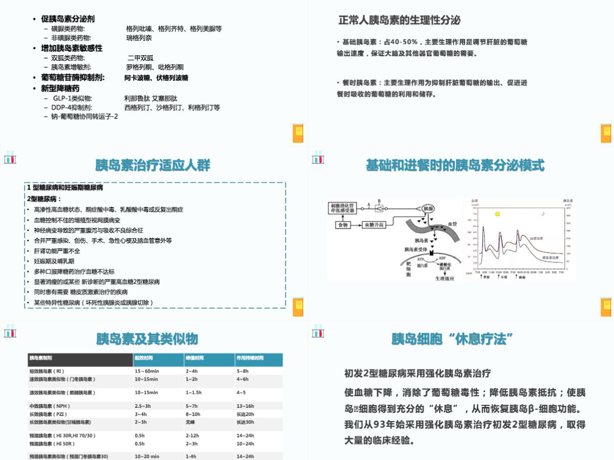 2023糖尿病创意清新医疗教学通用PPT