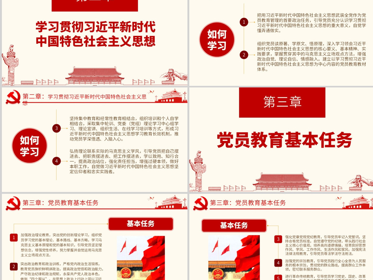 原创学习解读中国共产党党员教育管理工作条例PPT-版权可商用含讲稿