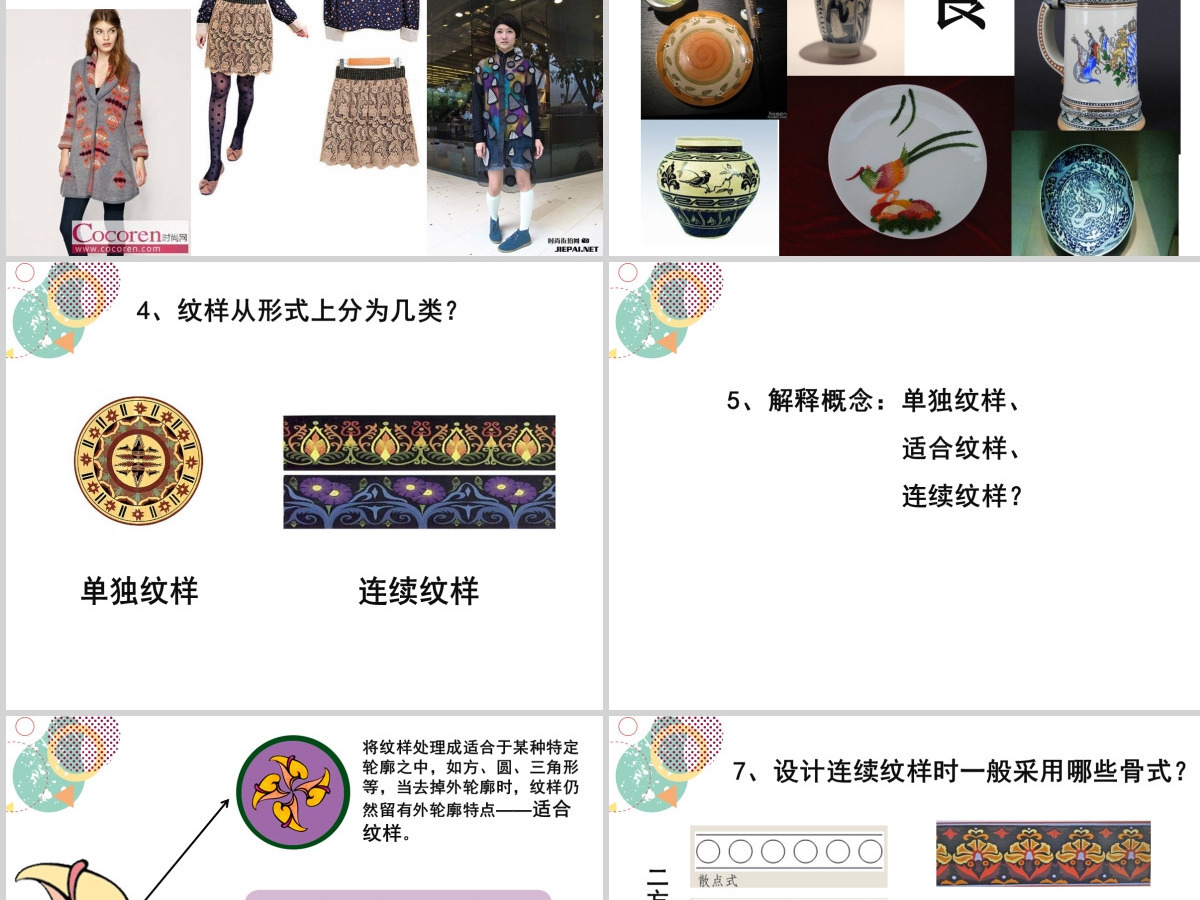 初中美术《生活中的纹样》课件ppt