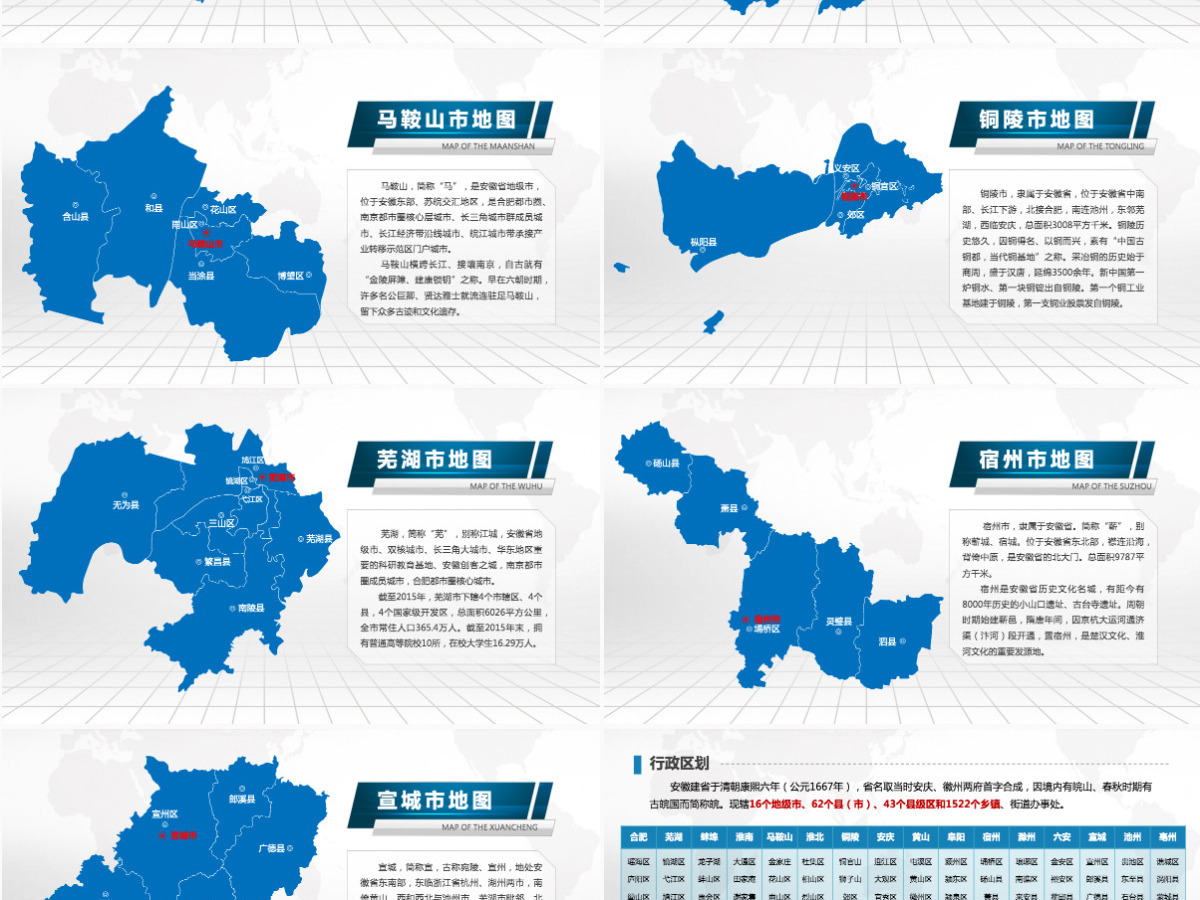 合肥市地图PPT安徽省含区县可编辑可填充矢量分层地图PPT模板 合肥市地图PPT安徽省含区县可编辑可填充矢量分层地图PPT模板