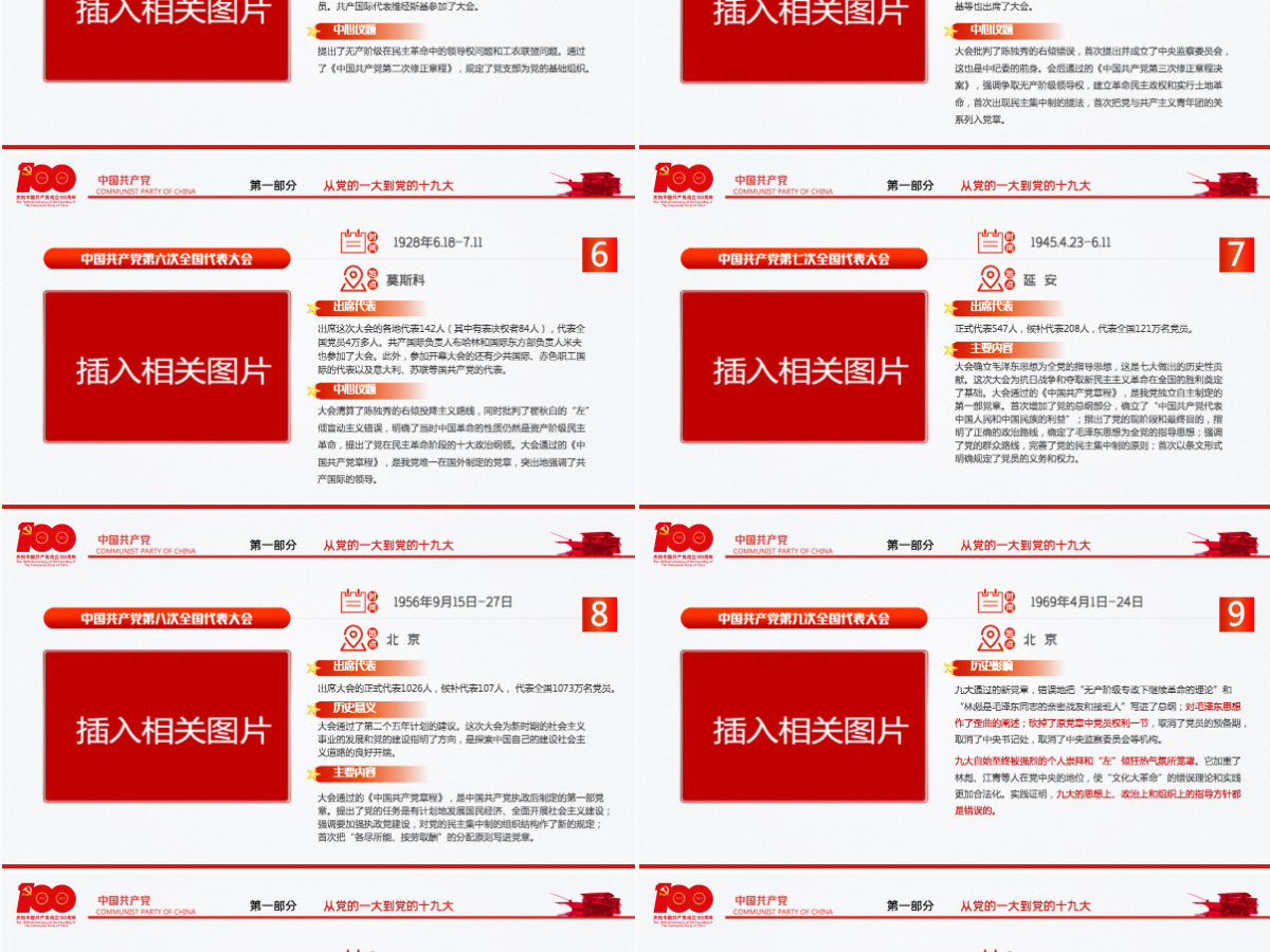 2021红船精神百年初心历久弥坚PPT庆祝建党100周年专题党史学习教育专题辅导党课PPT模板-含讲稿