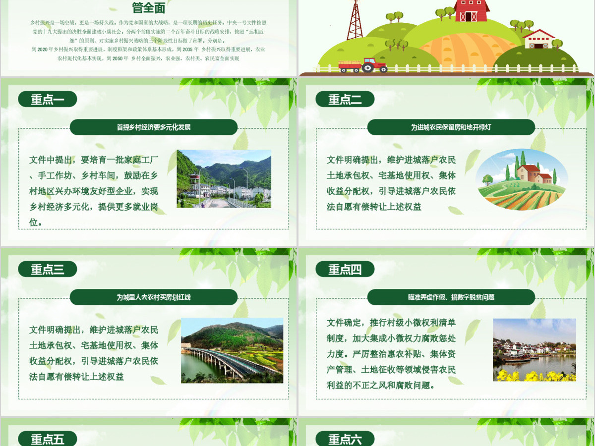 2019中央一号文件乡村振兴战略全方位精准解读ppt课件