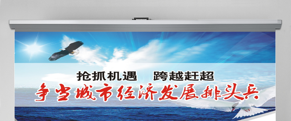 政府工作汇报PPT：争当城市经济发展排头兵