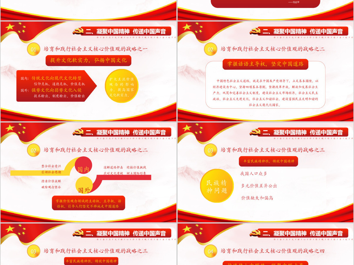 社会主义核心价值观党课学习PPT模版 社会主义核心价值观党课学习PPT模版