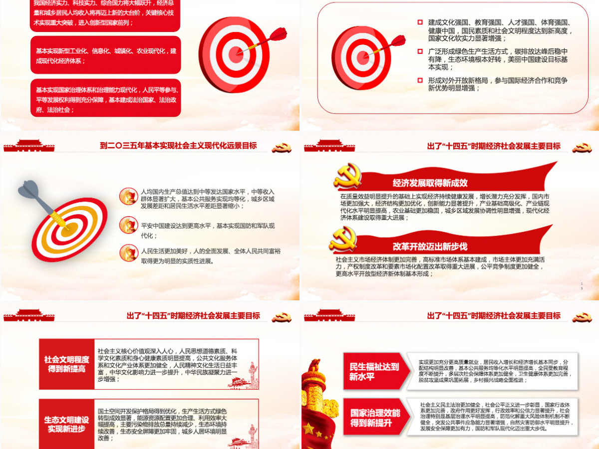 时尚手绘风十九届五中全会精神解读党课PPT--含讲稿 时尚手绘风十九届五中全会精神解读党课PPT--含讲稿