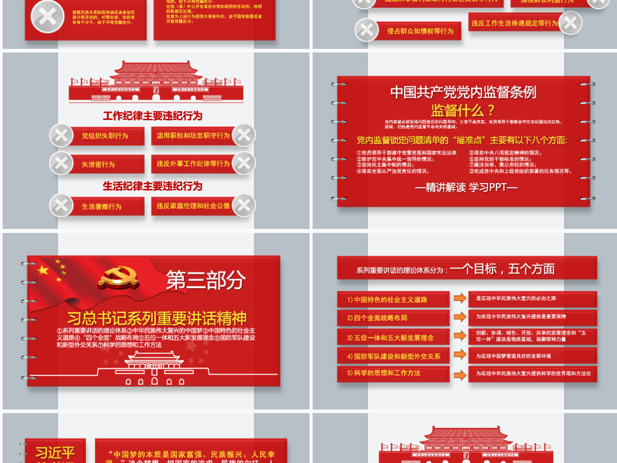 精品90页党课党员应知应会两学一做PPT 精品90页党课党员应知应会两学一做PPT