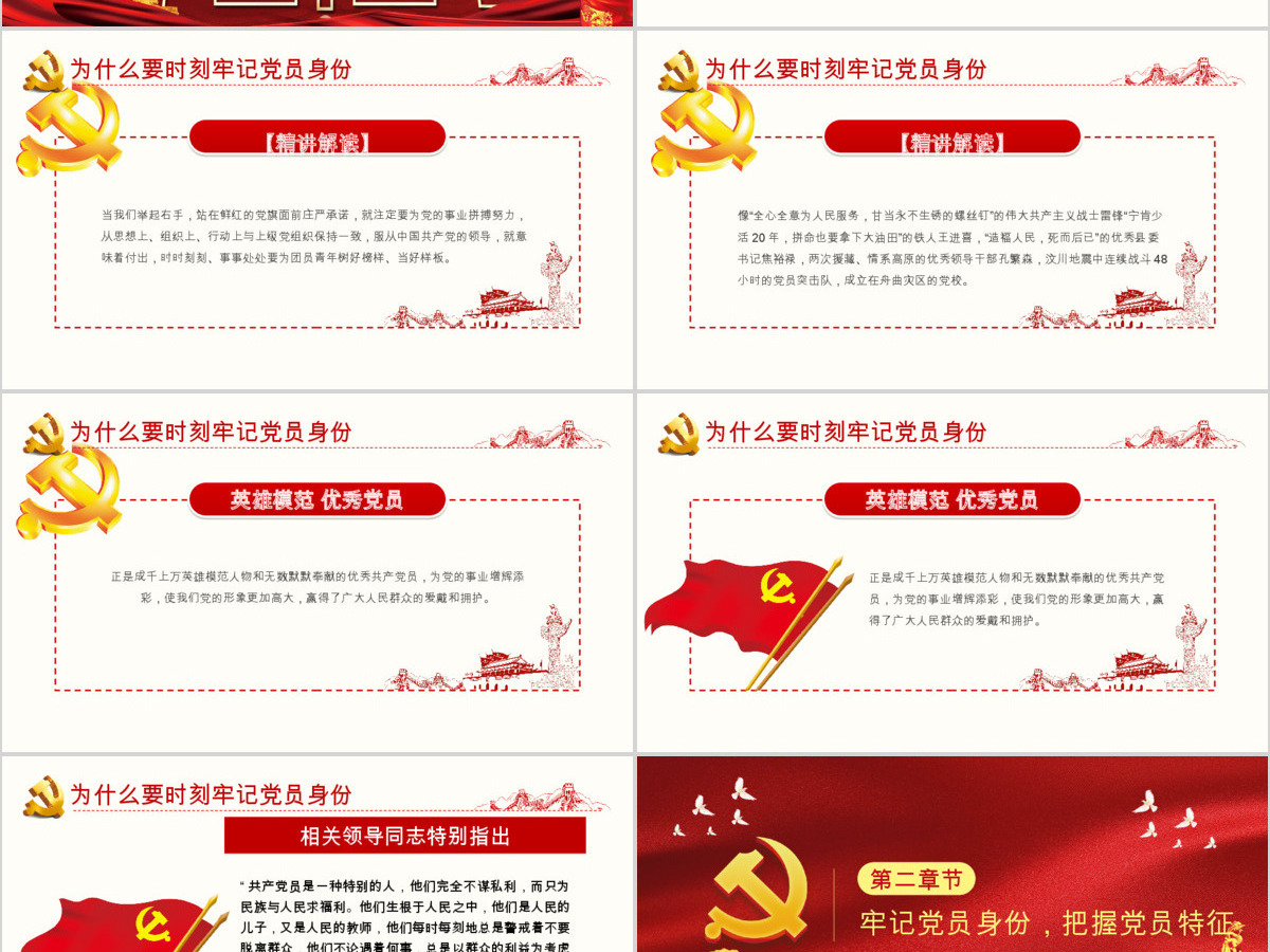 牢记党员身份做合格共产党员