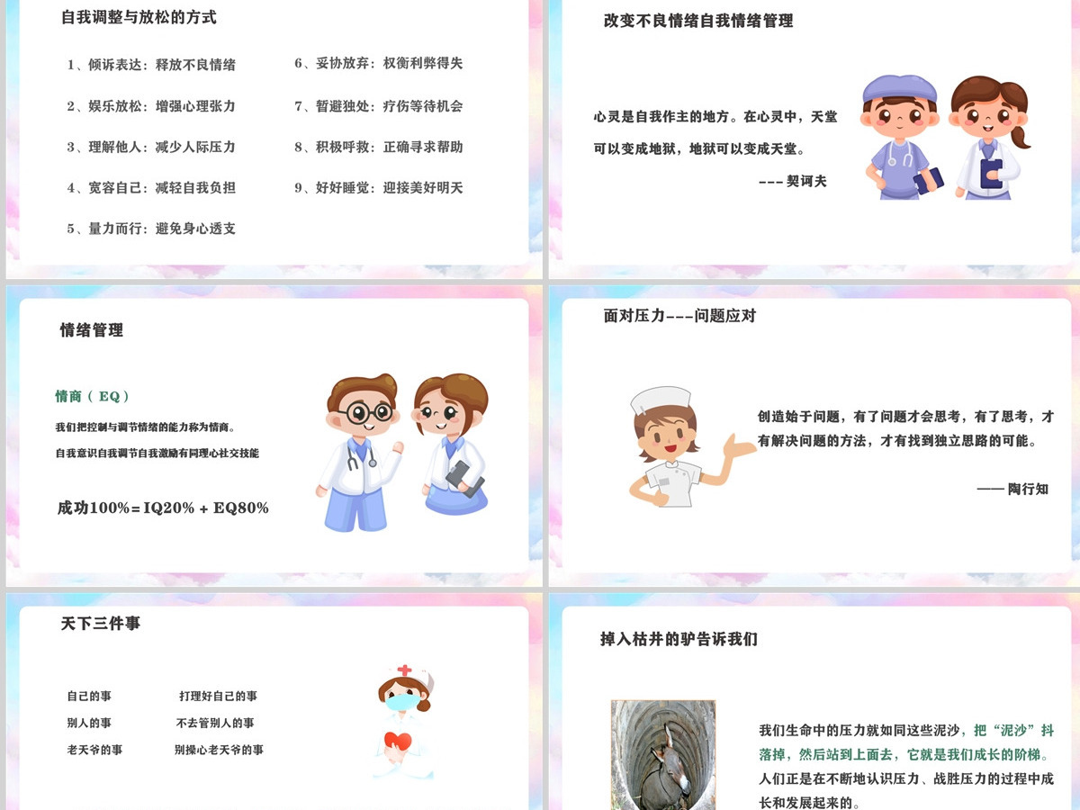 2024护士压力与情绪管理讲解培训PPT个性医疗风医学培训通用PPT 2024护士压力与情绪管理讲解培训PPT个性医疗风医学培训通用PPT
