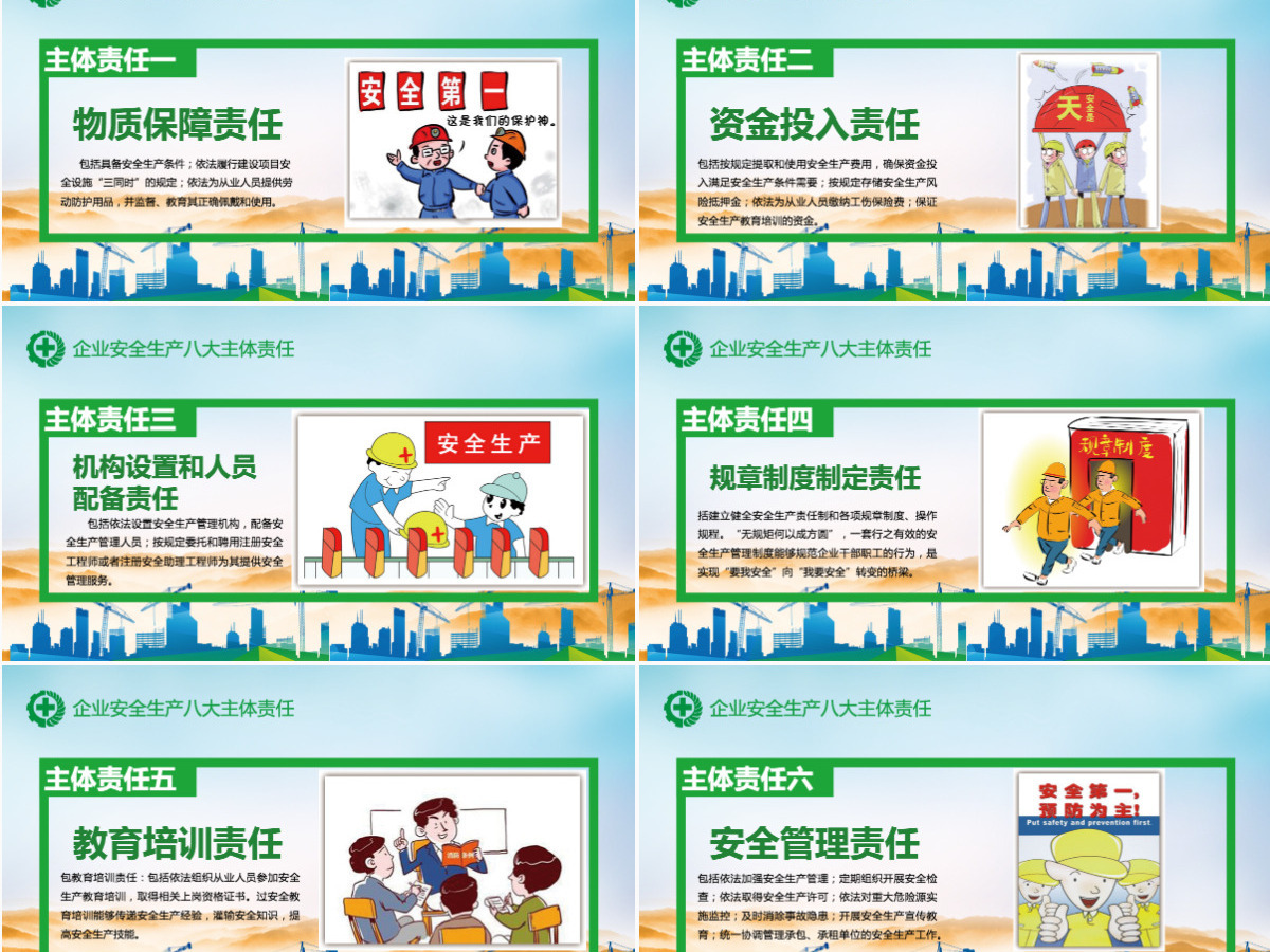 2021蓝绿渐变开展全国安全生产月宣传教育活动通知PPT-含讲稿 2021蓝绿渐变开展全国安全生产月宣传教育活动通知PPT-含讲稿