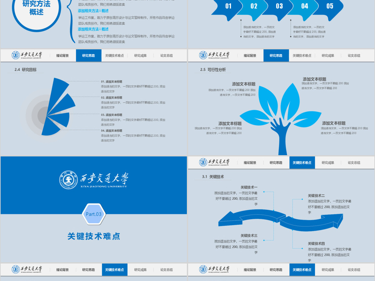 2023毕业答辩PPT模板