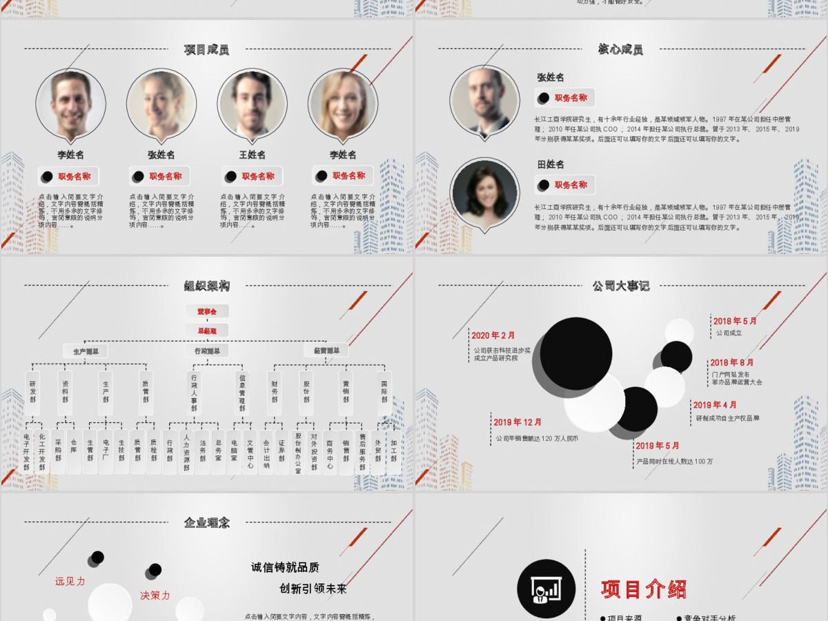 时尚风格创业计划书项目融资合作PPT
