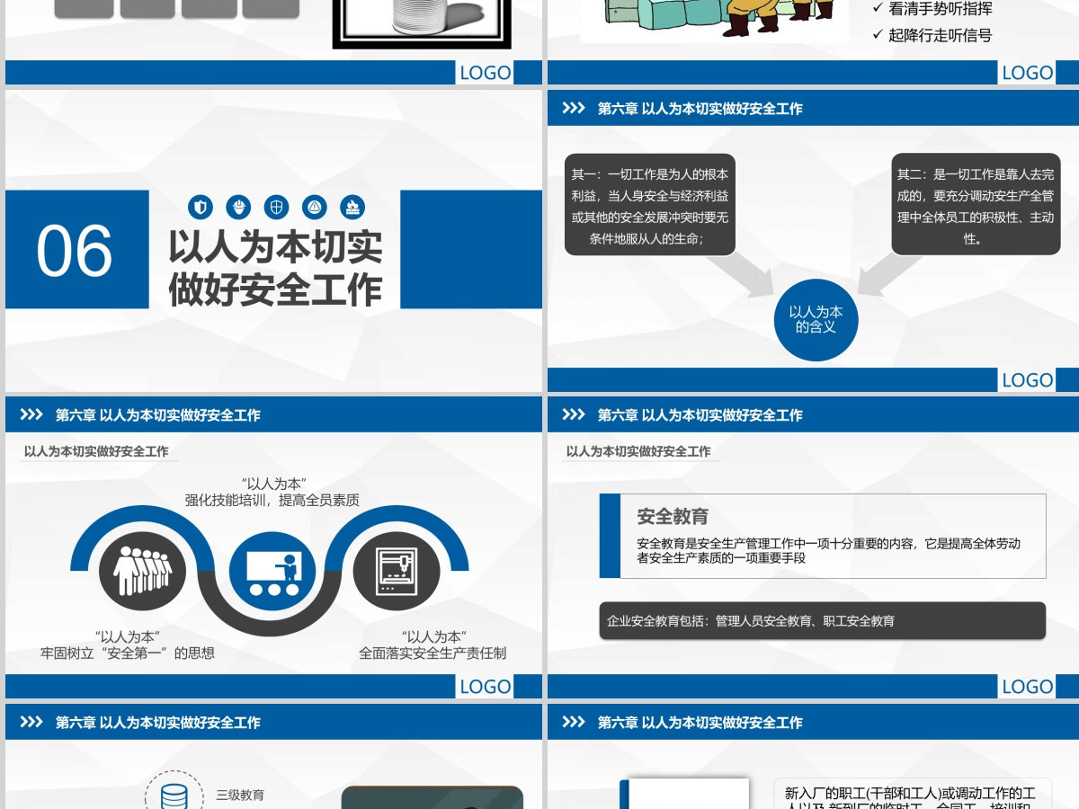 企业安全生产管理培训PPT模板