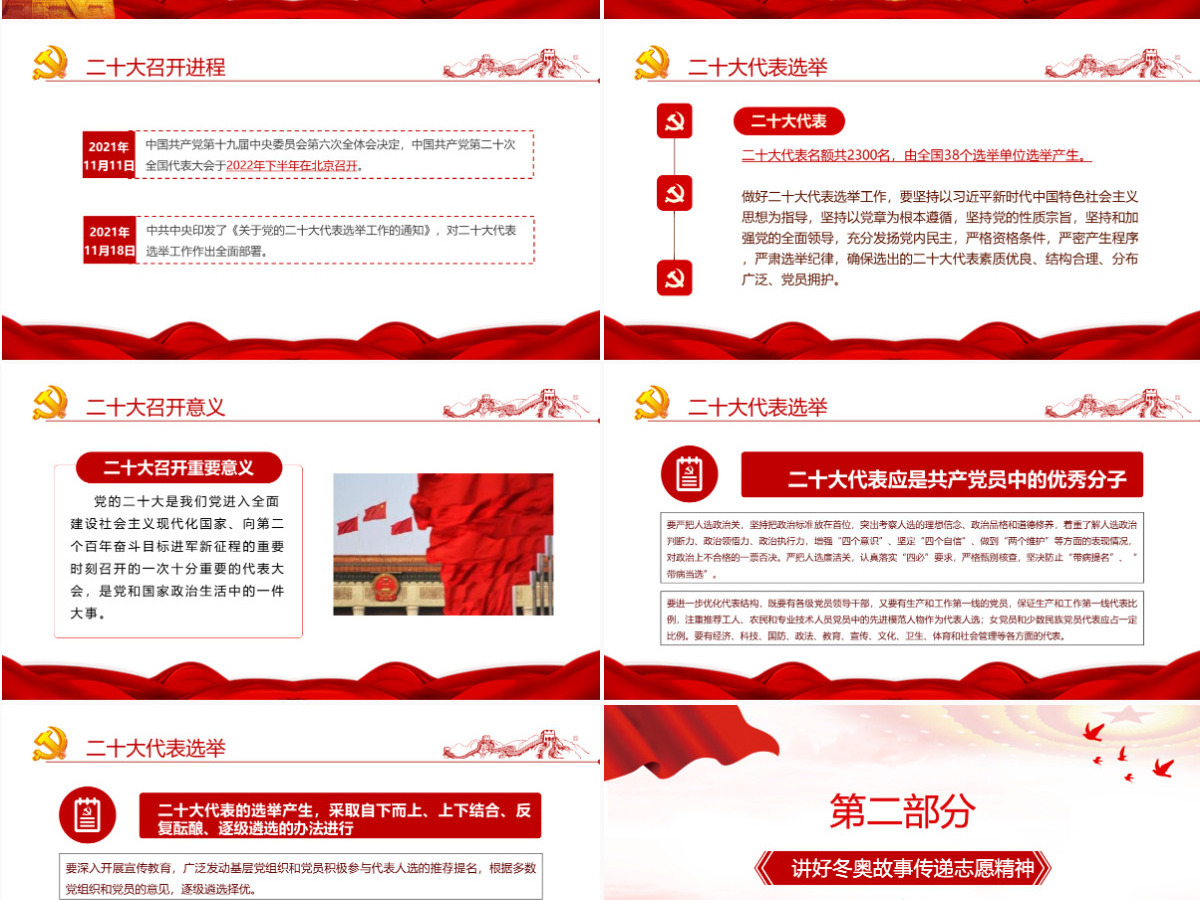 青春献礼二十大强国有我新征程红色大气风2022年迎接学习宣传党的二十大主题宣传教育课件模板PPT 青春献礼二十大强国有我新征程红色大气风2022年迎接学习宣传党的二十大主题宣传教育课件模板PPT