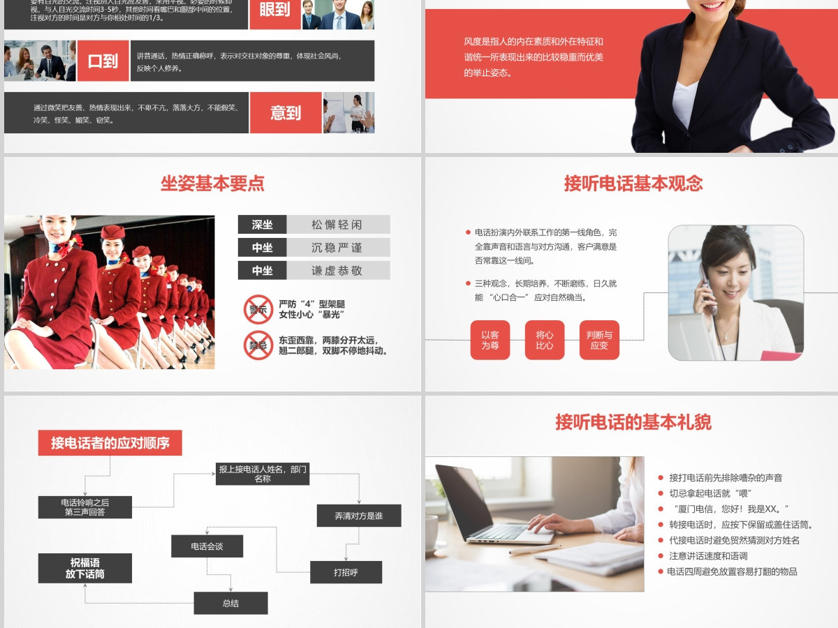 高端大气商务礼仪职业形象培训PPT模板