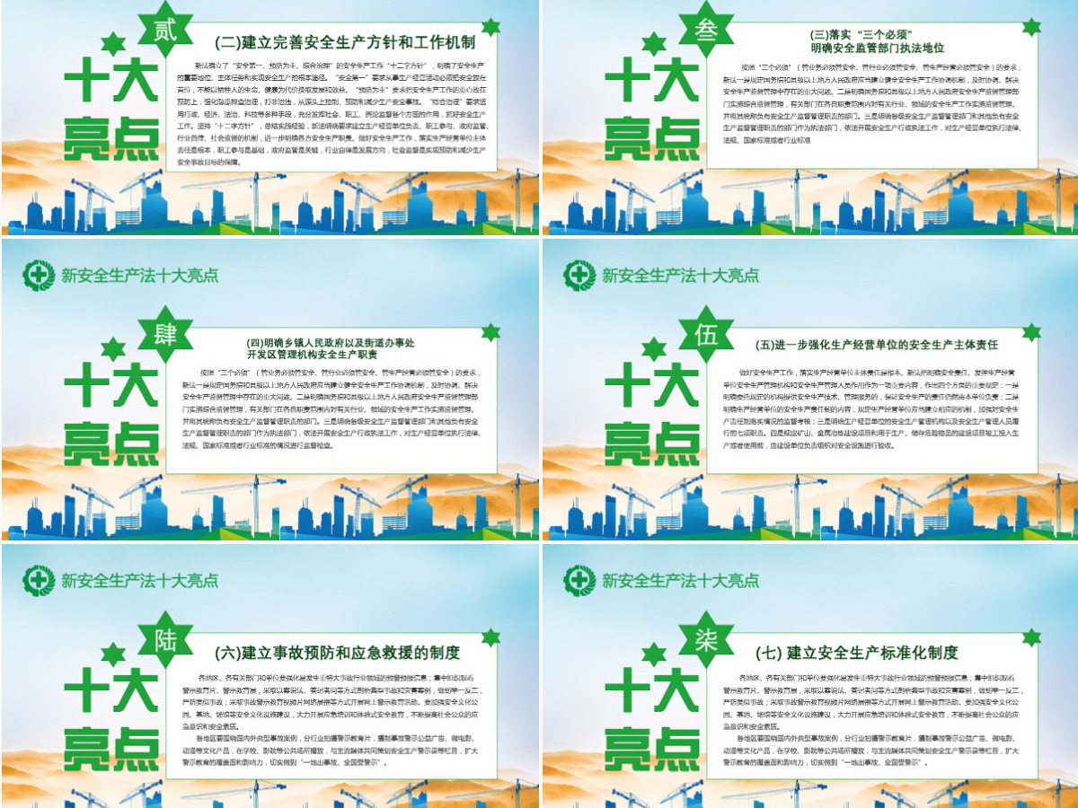 2021蓝绿渐变开展全国安全生产月宣传教育活动通知PPT-含讲稿 2021蓝绿渐变开展全国安全生产月宣传教育活动通知PPT-含讲稿