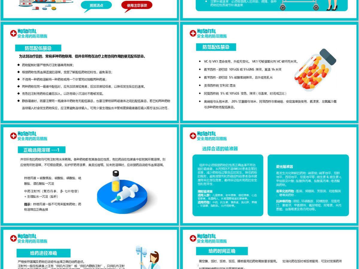 简约清新护理用药安全管理知识培训PPT 简约清新护理用药安全管理知识培训PPT