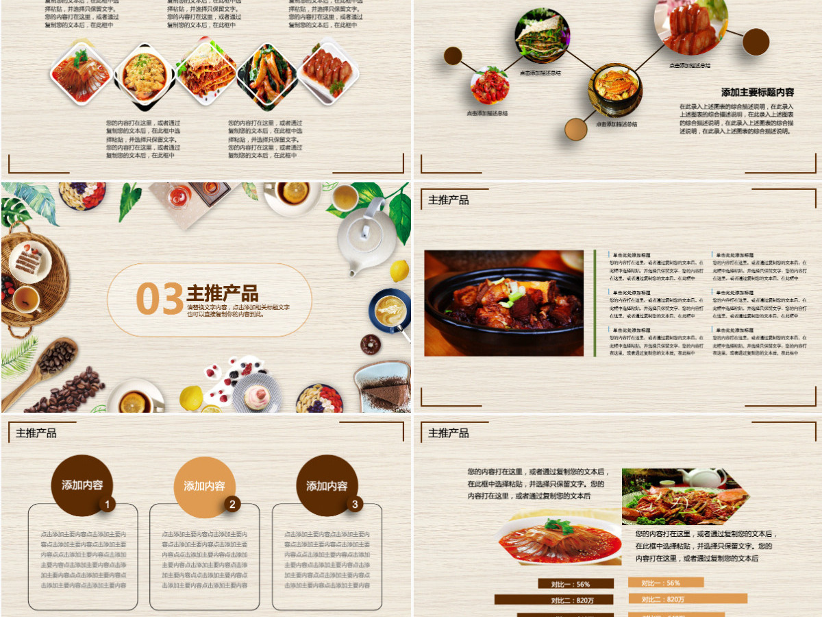 品牌餐饮商业推广计划书PPT