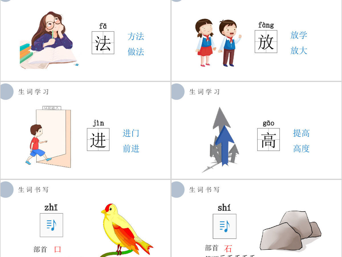人教版小学一年级语文上册第五章课文：第十三课——乌鸦喝水（含配套教案）课件PPT