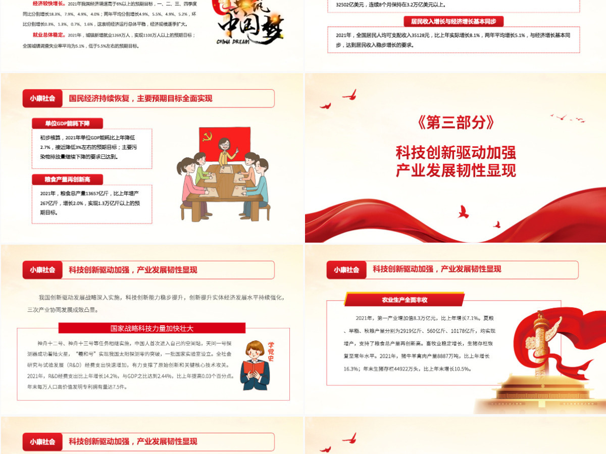 国民经济量增质升“十四五”实现良好开局红色大气以实际行动迎接党的二十大胜利召开专题党课课件PPT-含讲稿 国民经济量增质升“十四五”实现良好开局红色大气以实际行动迎接党的二十大胜利召开专题党课课件PPT-含讲稿
