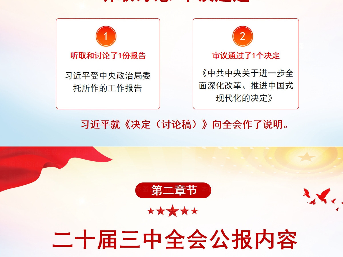 党的二十届三中全会公报-含讲稿 党的二十届三中全会公报-含讲稿