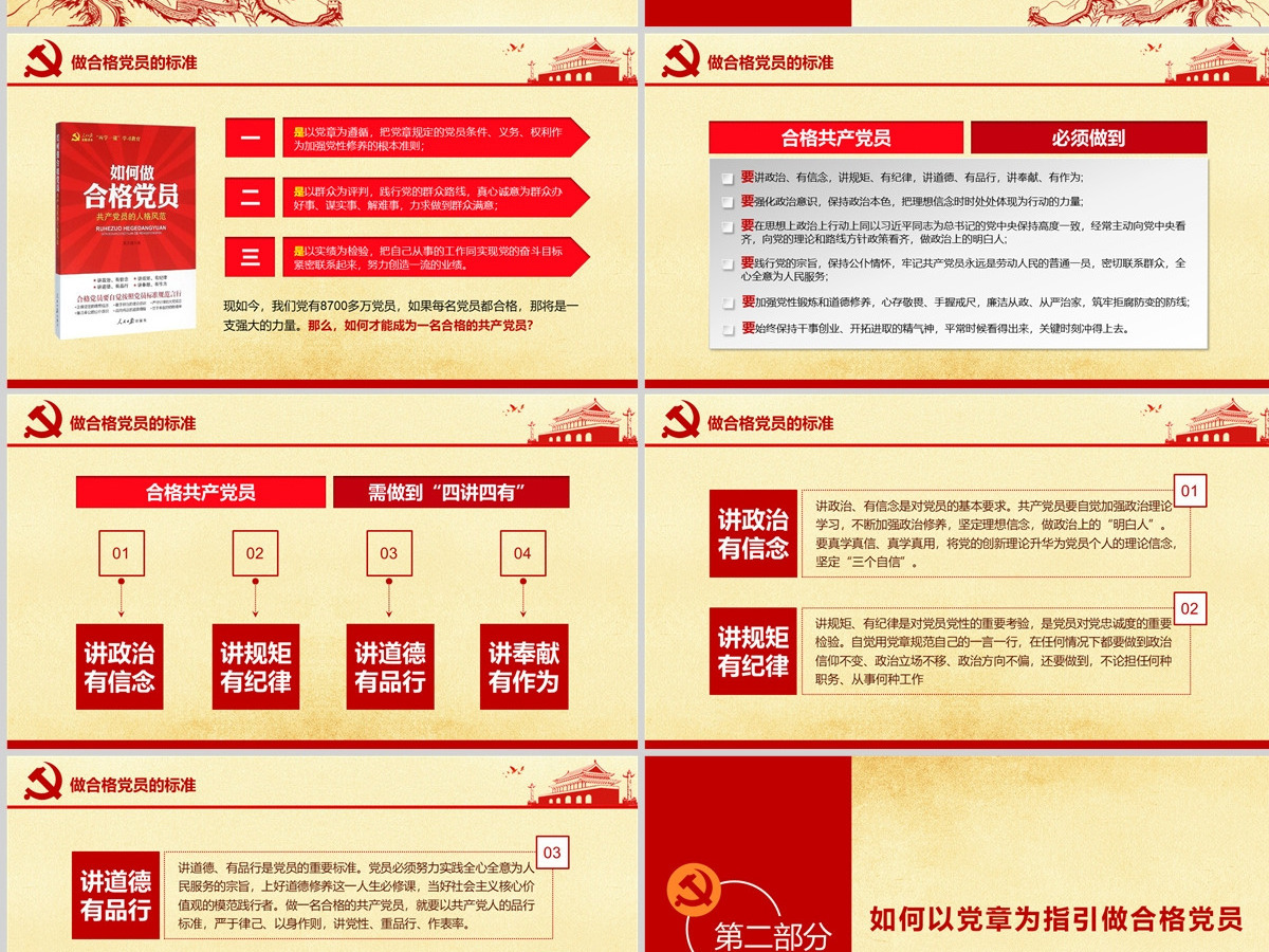 新形式下如何学习党章准则条例做合格党员