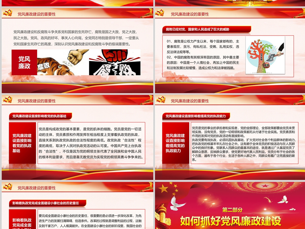 全面从严治党党建党风廉洁廉政建设党课PPT-含讲稿 全面从严治党党建党风廉洁廉政建设党课PPT-含讲稿