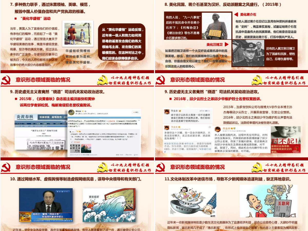 加强党的意识形态工作提升党员干部意识形态能力专题党课ppt课件-含讲稿