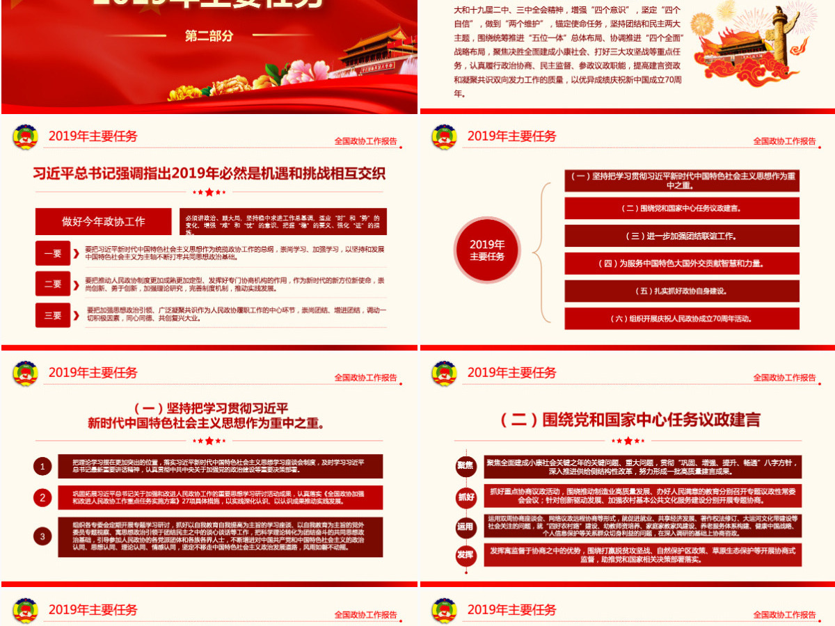 原创2019全国两会政协工作报告解读关注两会-版权可商用含讲稿 原创2019全国两会政协工作报告解读关注两会-版权可商用含讲稿