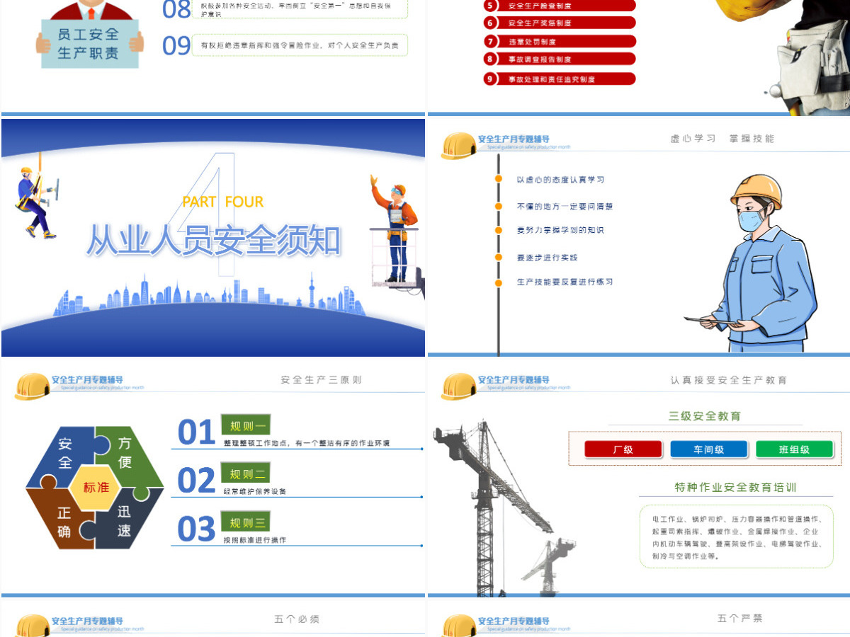 2022安全生产月简洁大气遵守安全生产法当好第一责任人企业安全生产专题课件PPT 2022安全生产月简洁大气遵守安全生产法当好第一责任人企业安全生产专题课件PPT