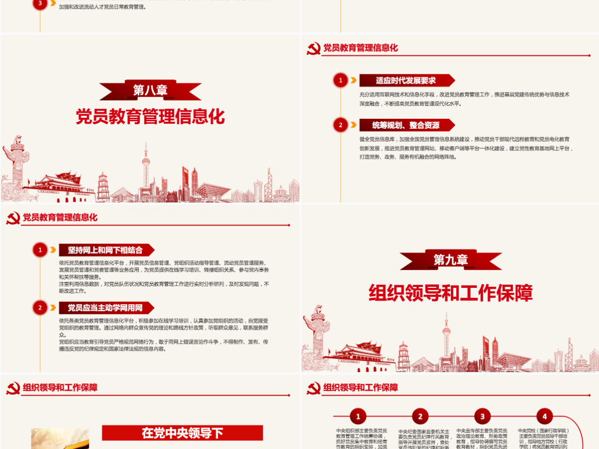 原创学习解读中国共产党党员教育管理工作条例PPT-含讲稿 原创学习解读中国共产党党员教育管理工作条例PPT-含讲稿