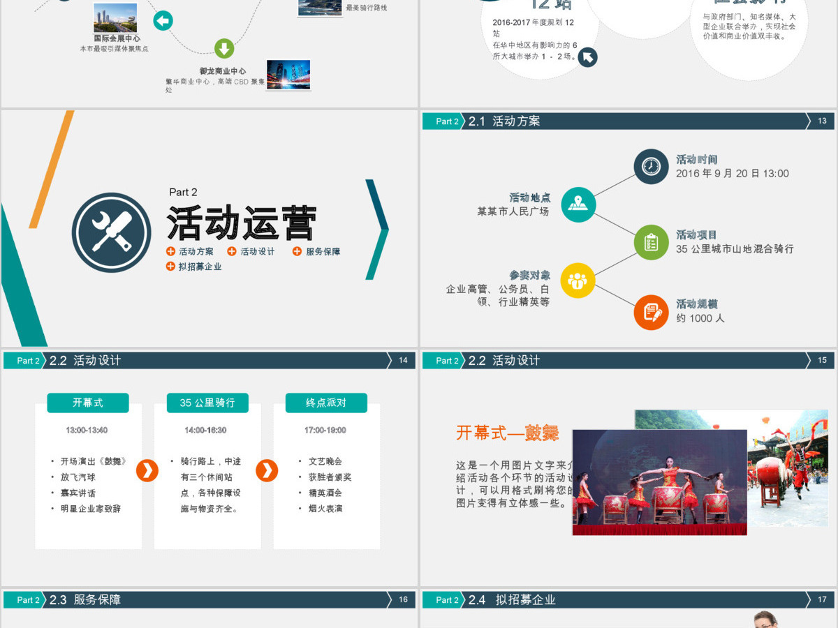 大气商务招商合作方案PPT模板