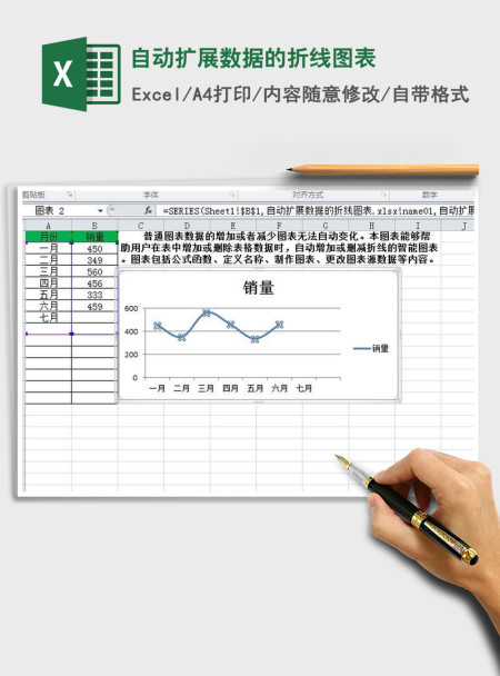 2021年自动扩展数据的折线图表 2021年自动扩展数据的折线图表