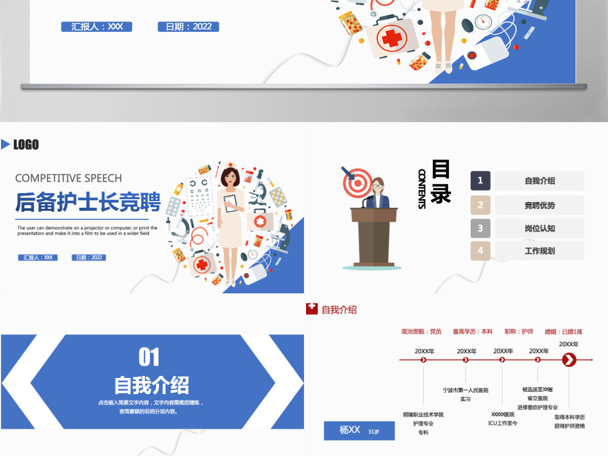 2022后备护士长竞聘精品内容型医院护士长竞选课件模板PPT 2022后备护士长竞聘精品内容型医院护士长竞选课件模板PPT