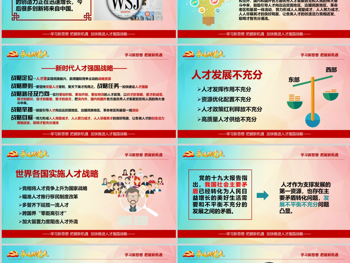 加强人才强国战略共产党人才战略讲义PPT 加强人才强国战略共产党人才战略讲义PPT