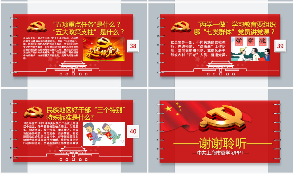 精品90页党课党员应知应会两学一做PPT