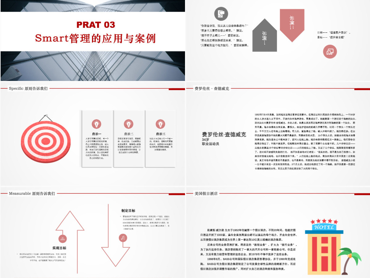 Smart原则目标管理企业管理培训课件PPT模版 Smart原则目标管理企业管理培训课件PPT模版