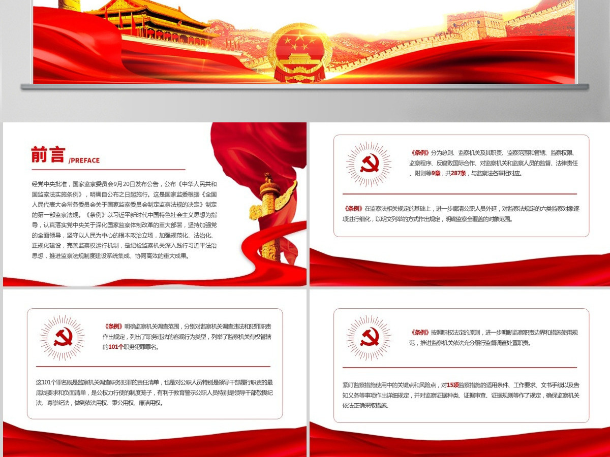 学习解读国家监委制定第一部监察法规《中华人民共和国监察法实施条例》党政党课PPT 学习解读国家监委制定第一部监察法规《中华人民共和国监察法实施条例》党政党课PPT