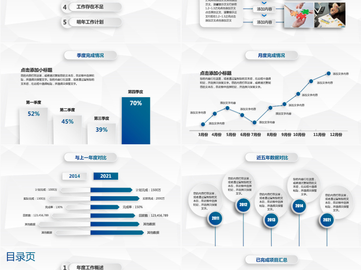 2021商务工作汇报总结计划PPT 2021商务工作汇报总结计划PPT