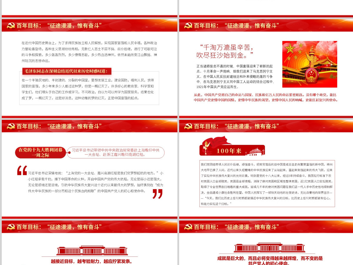 百年恰是风华正茂庆祝建党100周年七一建党PPT-含讲稿 百年恰是风华正茂庆祝建党100周年七一建党PPT-含讲稿