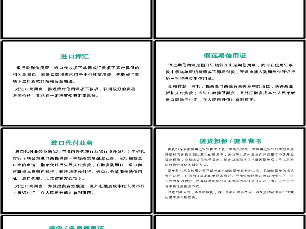 农业银行产品业务介绍PPT模板