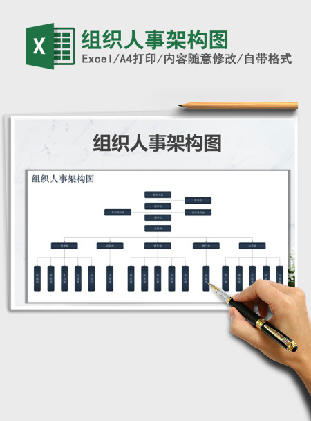 2021年组织人事架构图