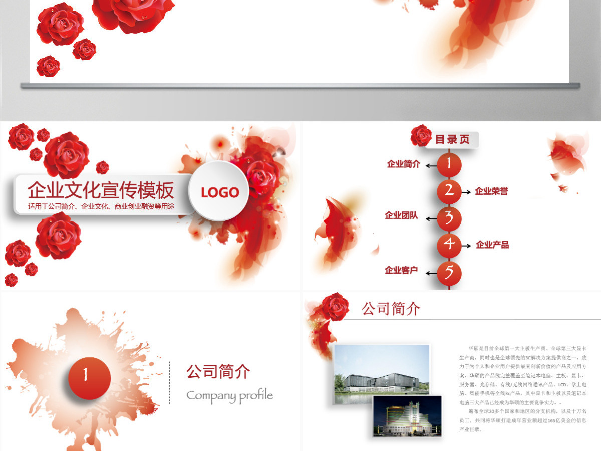 时尚企业文化宣传公司简介企业简介PPT 时尚企业文化宣传公司简介企业简介PPT